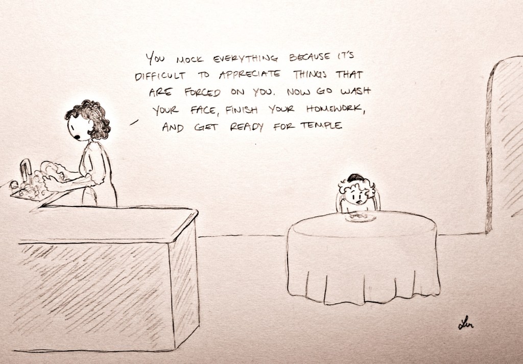 Not because you told me&nbsp;to