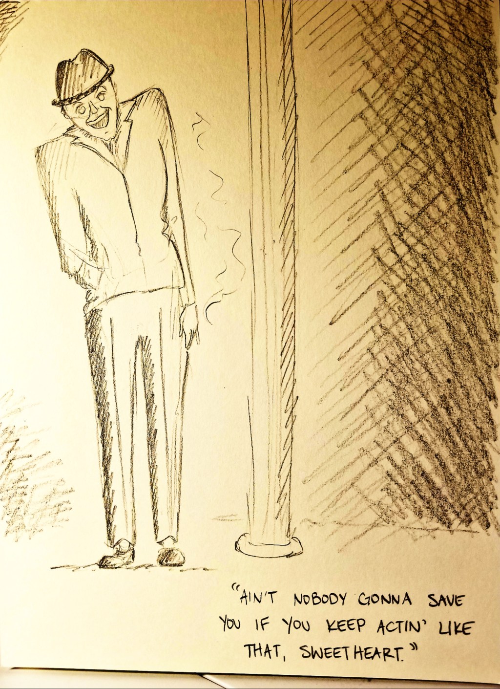 The man under the&nbsp;lamppost