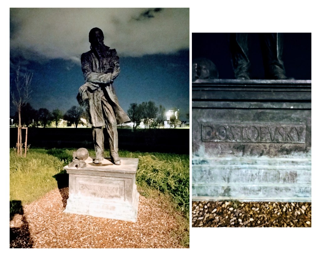 Found him on my midnight run after beginning ‘The&nbsp;Idiot’