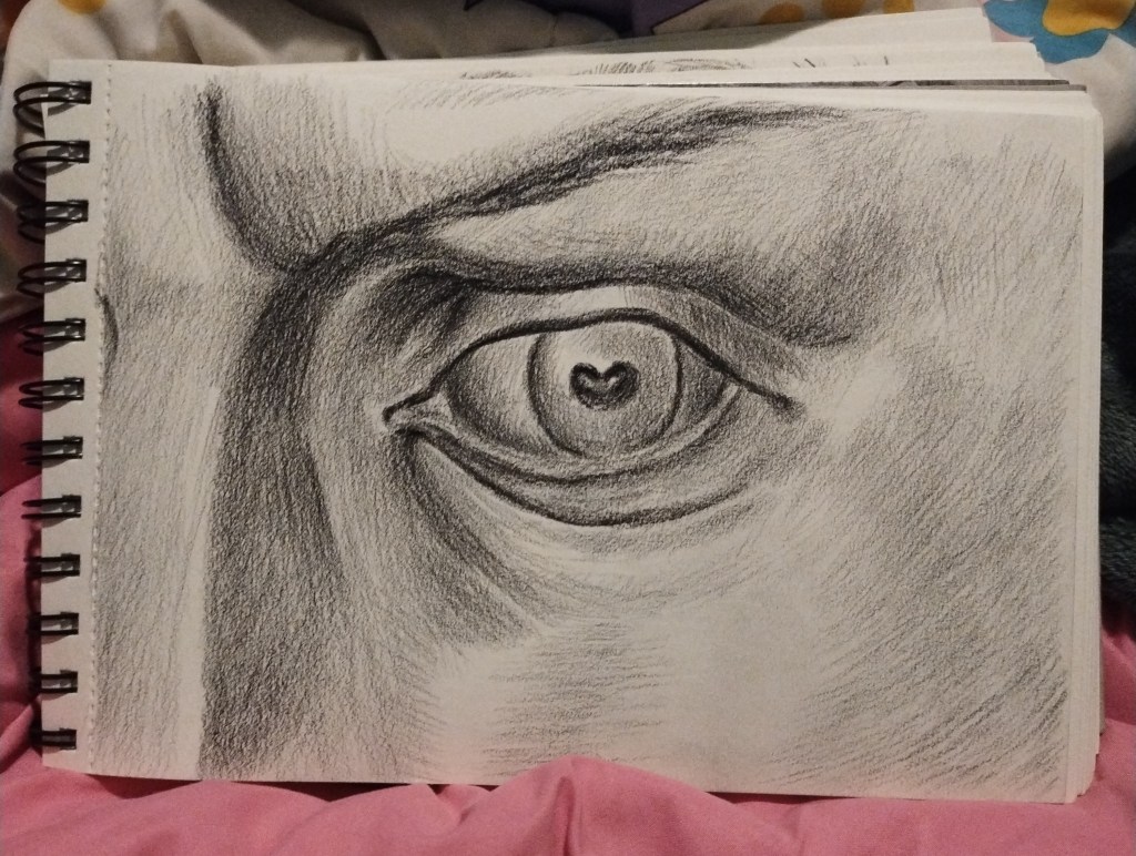 Another quick sketch of David’s eye&nbsp;:)